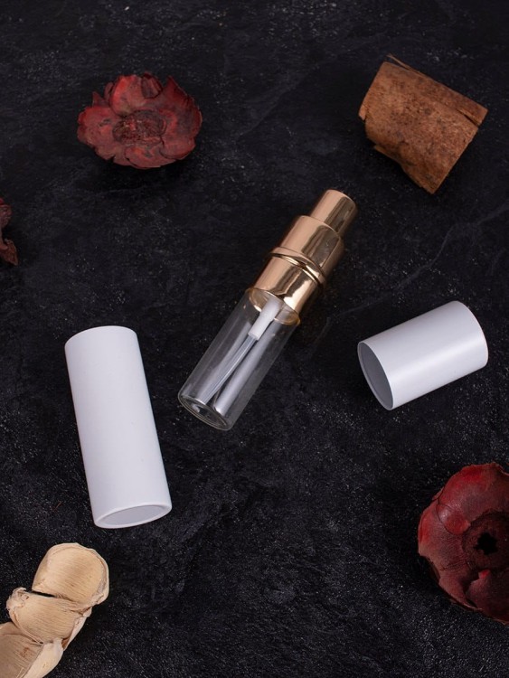 Атомайзер 10 мл металл белый