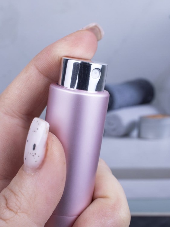 Атомайзер 10 мл металл розовый ПОМАДКА 