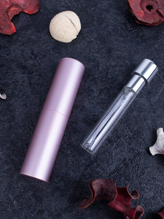 Атомайзер 10 мл металл розовый ПОМАДКА 