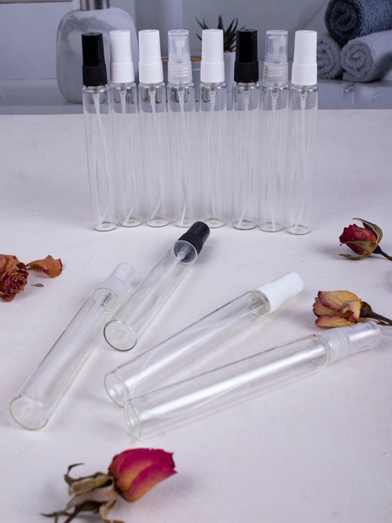 Атомайзер 15 мл стекло черный спрей 