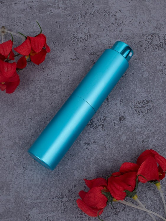 Атомайзер 10 мл металл голубой ПОМАДКА  