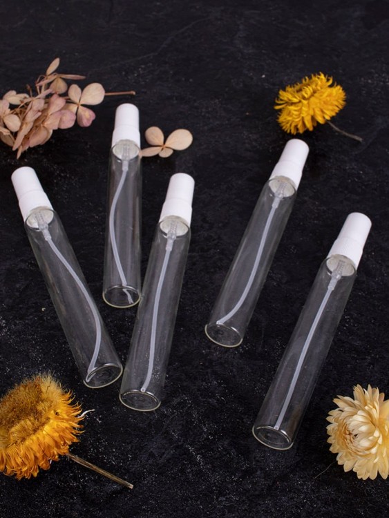 Атомайзер 15 мл стекло белый спрей 