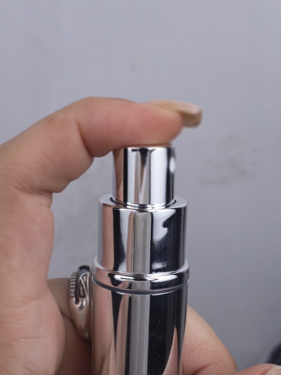 Атомайзер 10 мл металл серебро глянец зеркальный