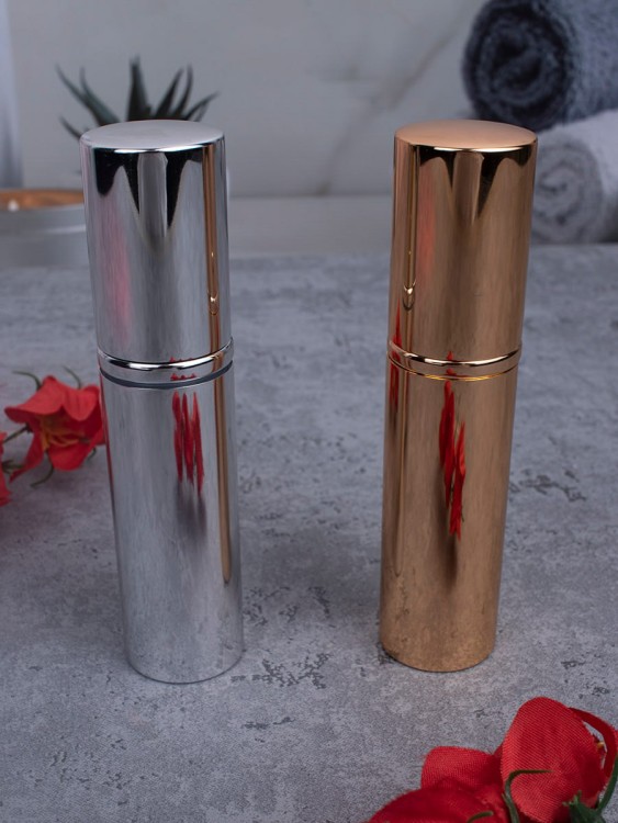 Атомайзер 10 мл металл серебро глянец зеркальный