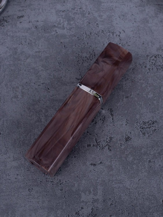 Атомайзер 10 мл коричнеый ПОМАДКА МРАМОР квадрат