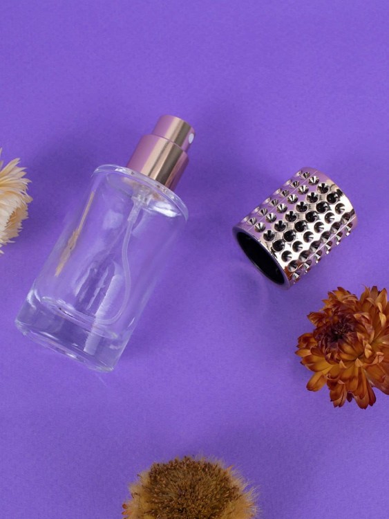 Флаконы 20мл стекло спрей золото круглый