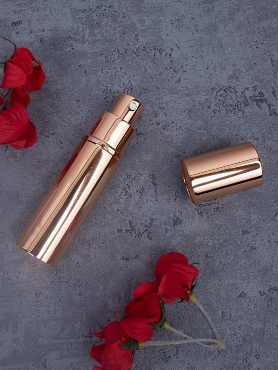 Атомайзер 5 мл металл золото глянец зеркальный 