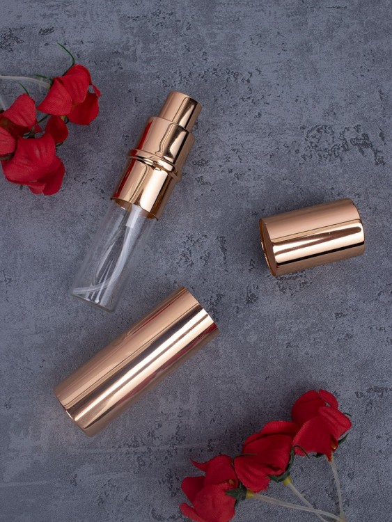 Атомайзер 5 мл металл золото глянец зеркальный 