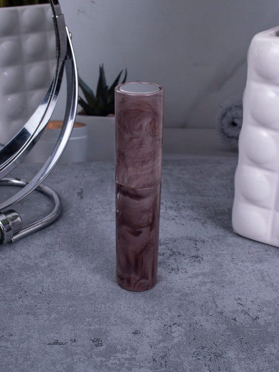 Атомайзер 10 мл коричневый ПОМАДКА МРАМОР круглый