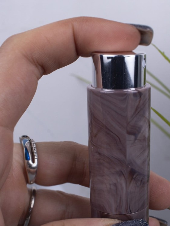 Атомайзер 10 мл коричневый ПОМАДКА МРАМОР круглый