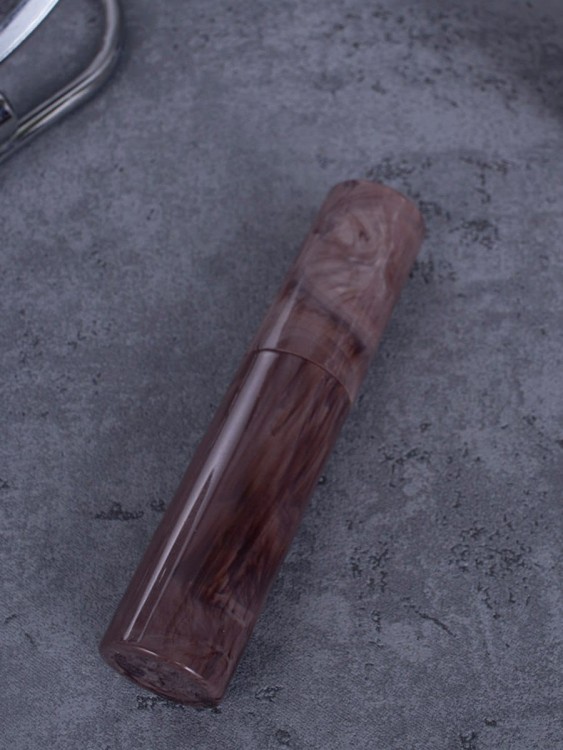 Атомайзер 10 мл коричневый ПОМАДКА МРАМОР круглый