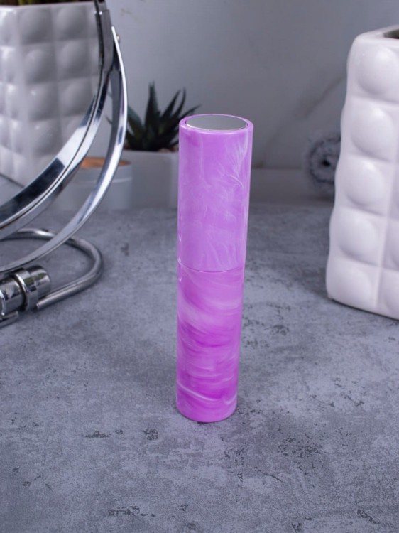 Атомайзер 10 мл фиолет ПОМАДКА МРАМОР круглый