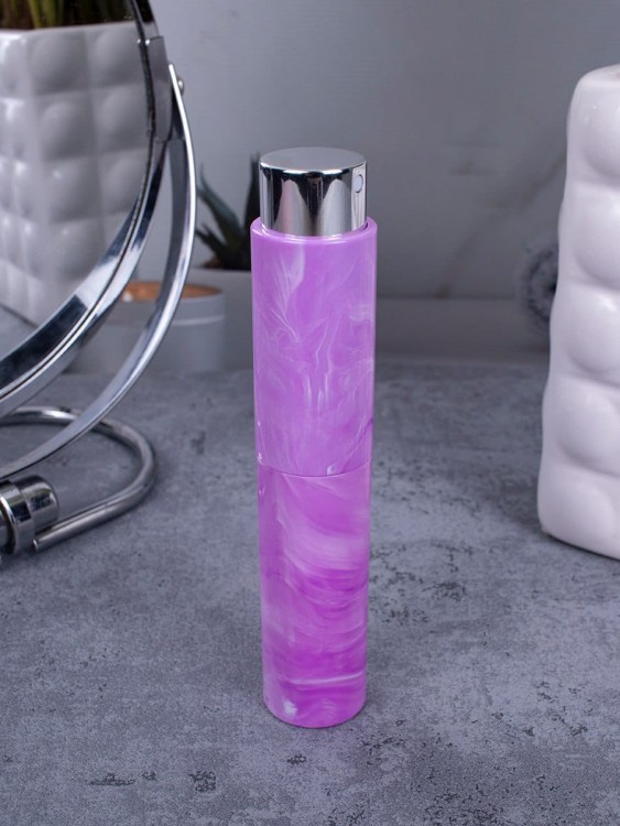 Атомайзер 10 мл фиолет ПОМАДКА МРАМОР круглый