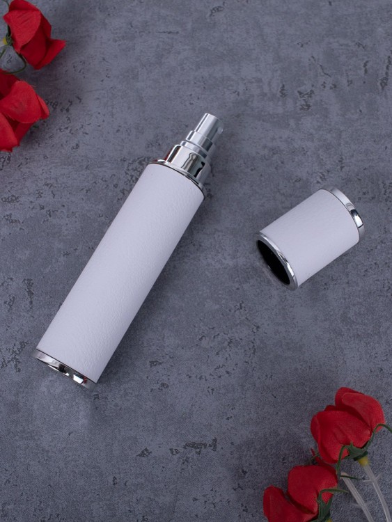 Атомайзер 12 мл Кожаный кофр белый