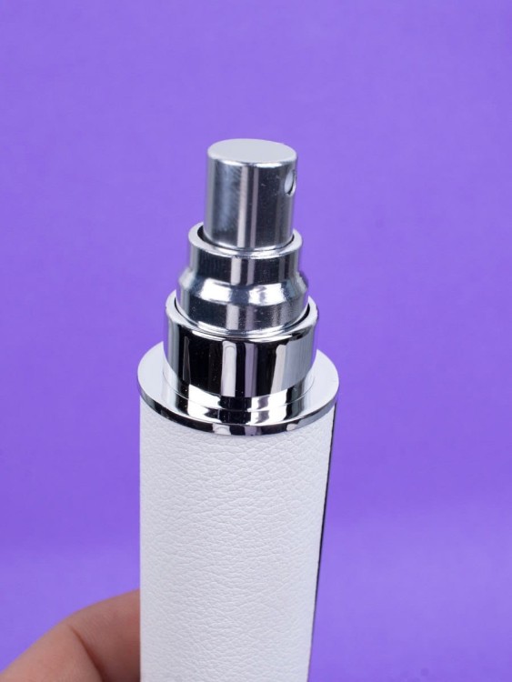 Атомайзер 12 мл Кожаный кофр белый