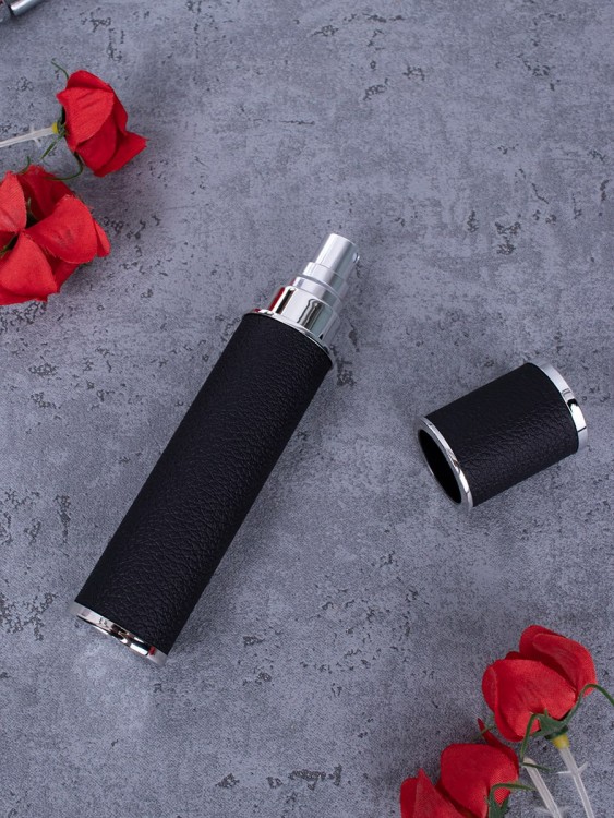 Атомайзер 12 мл Кожаный кофр черный