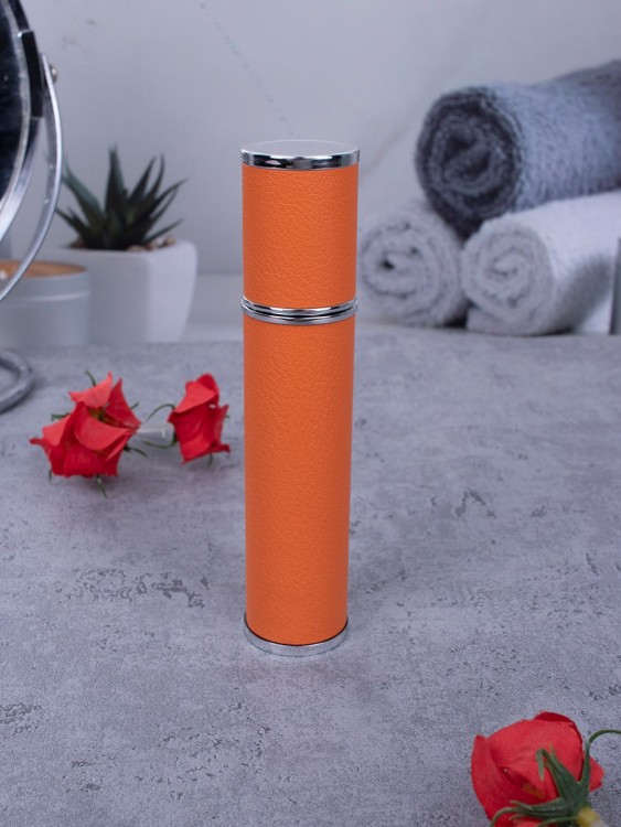 Атомайзер 12 мл Кожаный кофр оранж