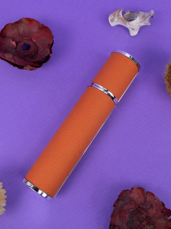 Атомайзер 12 мл Кожаный кофр оранж