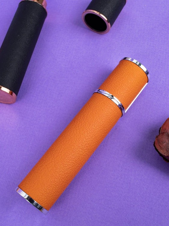 Атомайзер 12 мл Кожаный кофр оранж