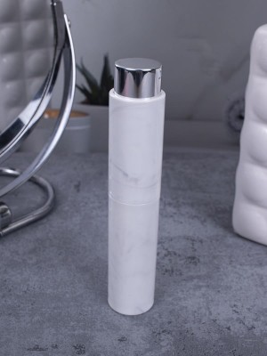 Атомайзер 10 мл белый ПОМАДКА МРАМОР круглый