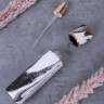 Флакон стекло 30 мл градиент черный-белый 
