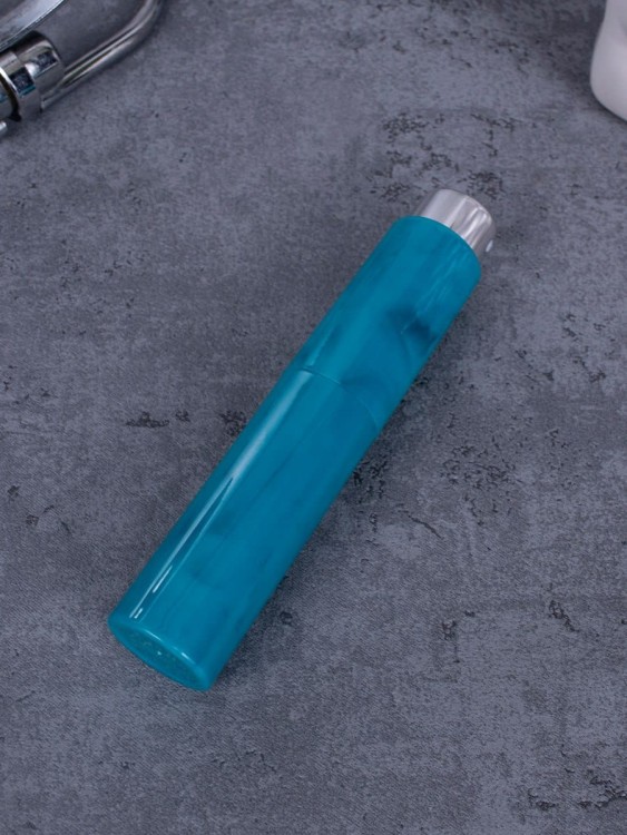 Атомайзер 10 мл голубой ПОМАДКА МРАМОР круглый