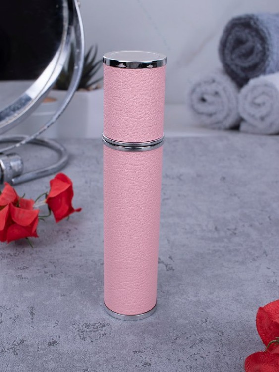 Атомайзер 12 мл Кожаный кофр розовый
