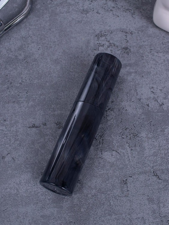 Атомайзер 10 мл черный ПОМАДКА МРАМОР круглые