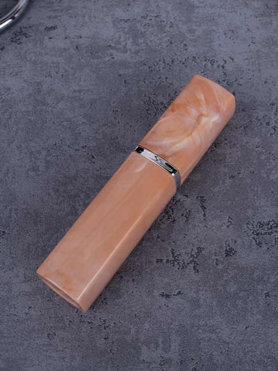 Атомайзер 10 мл оранжевый ПОМАДКА МРАМОР квадрат