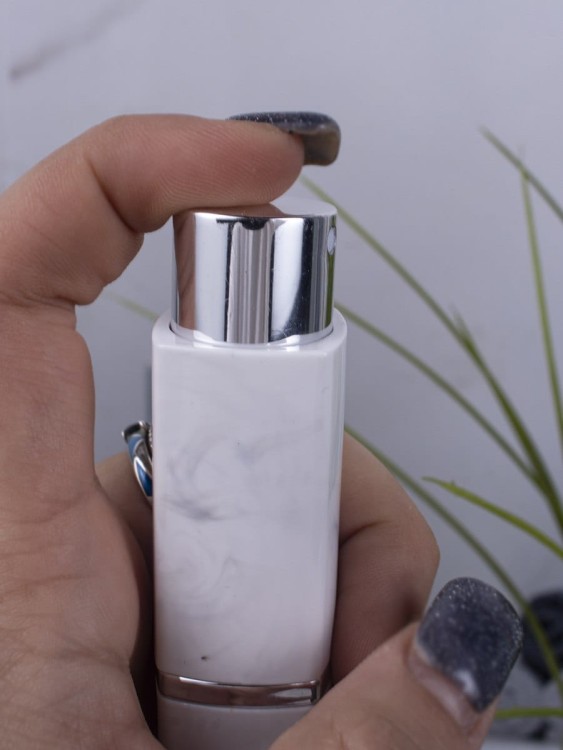 Атомайзер 10 мл белый ПОМАДКА МРАМОР квадрат