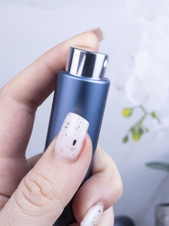 Атомайзер 5 мл металл синий  ПОМАДКА