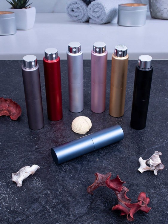 Атомайзер 5 мл металл синий  ПОМАДКА