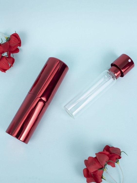Атомайзер 20 мл металл красный  ПОМАДКА