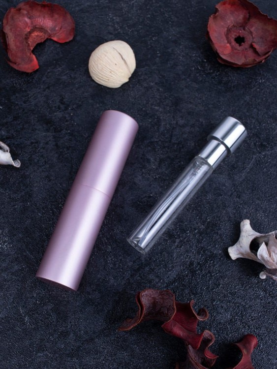 Атомайзер 5 мл металл розовый ПОМАДКА