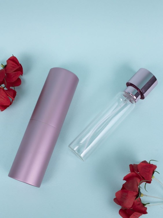 Атомайзер 20 мл металл розовый ПОМАДКА