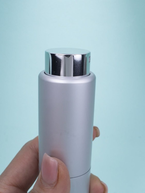 Атомайзер 20 мл металл серебро ПОМАДКА