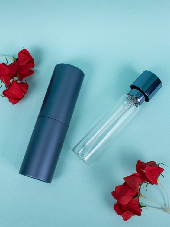 Атомайзер 20 мл металл синий ПОМАДКА