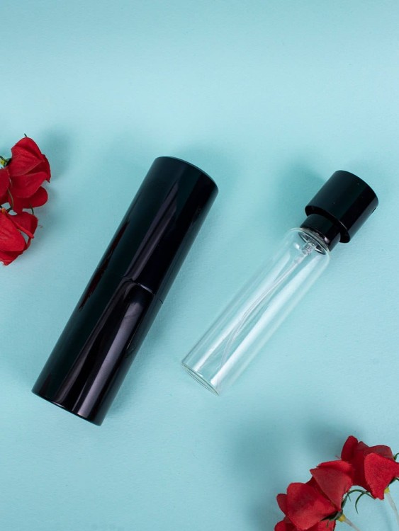 Атомайзер 20 мл металл черный ПОМАДКА