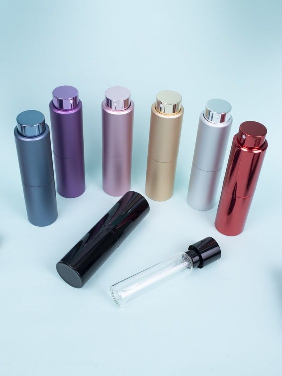 Атомайзер 20 мл металл черный ПОМАДКА