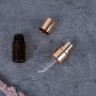 Атомайзер 2мл ТЕМНОЕ СТЕКЛО металический спрей ЗОЛОТО