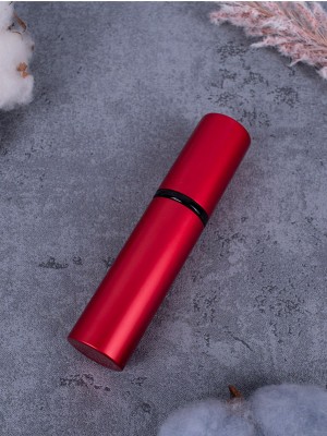 Атомайзер 5 мл металл красный С ЧЕРНЫМ КОЛЬЦОМ 