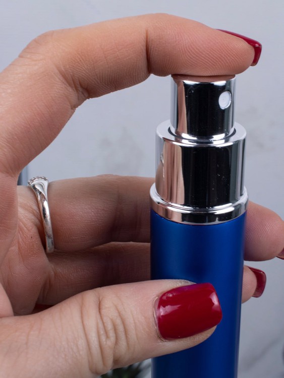 Атомайзер 10 мл металл синий  ЭЛЕКТРИК