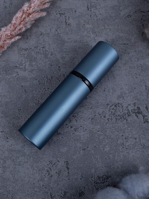 Атомайзер 10 мл металл синий  С ЧЕРНЫМ КОЛЬЦОМ