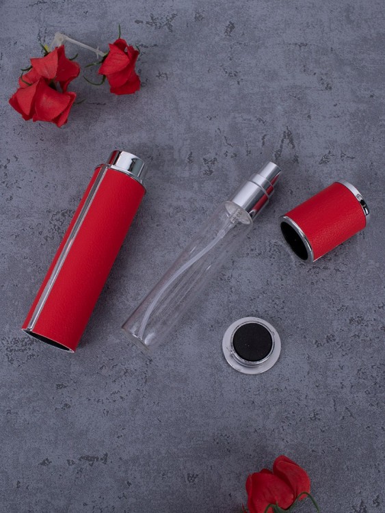 Атомайзер 12 мл Кожаный кофр красный