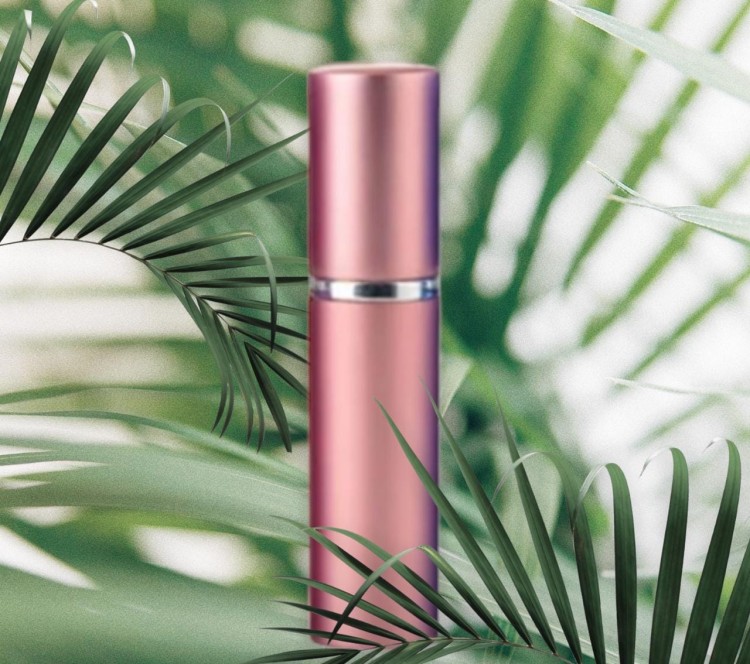 Атомайзер 5 мл металл розовый  