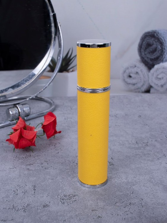 Атомайзер 12 мл Кожаный кофр жетлый