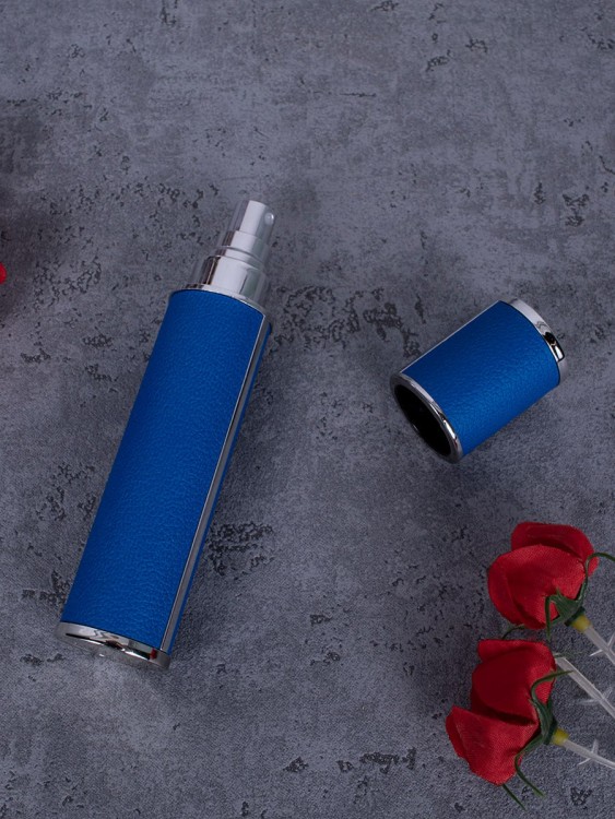Атомайзер 12 мл Кожаный кофр синий электрик