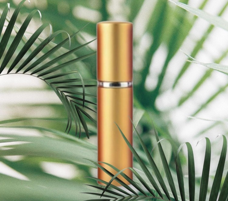 Атомайзер 5 мл металл золото  