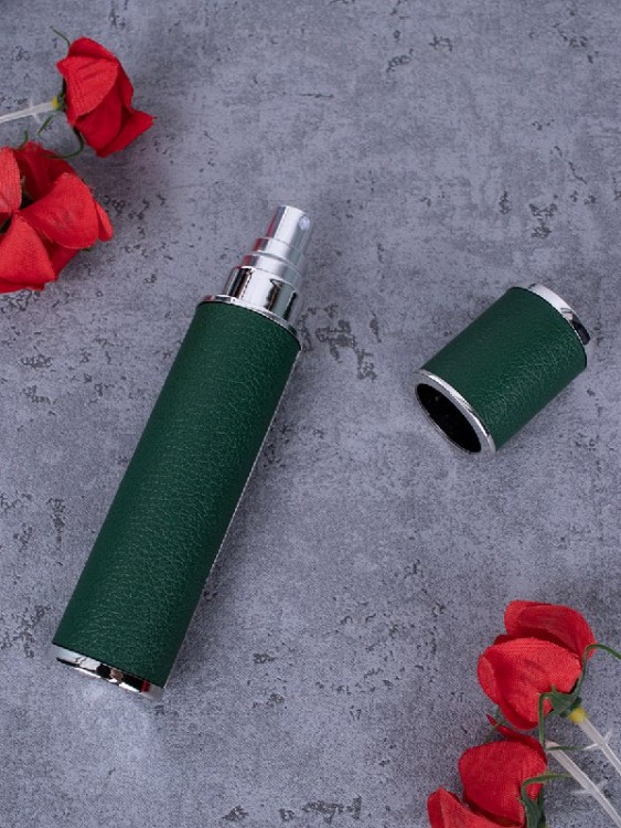 Атомайзер 12 мл Кожаный кофр темно-зеленый