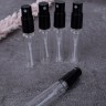 Атомайзер 2мл стекло захлапывающиеся спрей черный